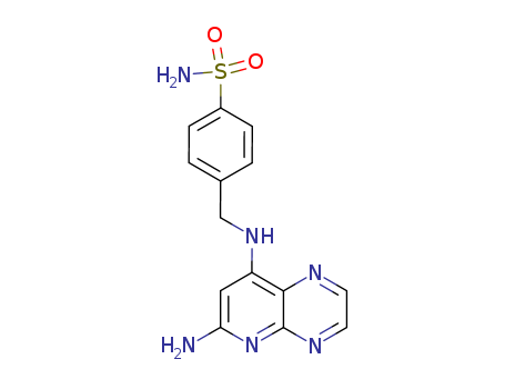 Benzenesulfonamide,4-[[(6-aminopyrido[2,3-b]pyrazin-8-yl)amino]methyl]- cas  21271-87-4