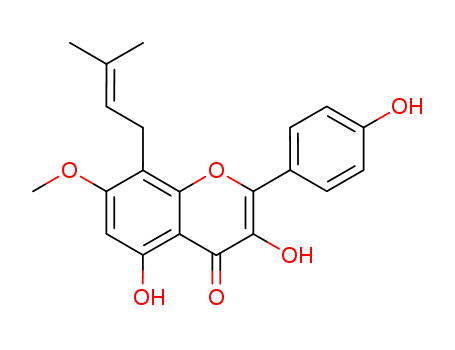 4',5-Dihydroxy-7-Methoxy-8-prenylflavonol
