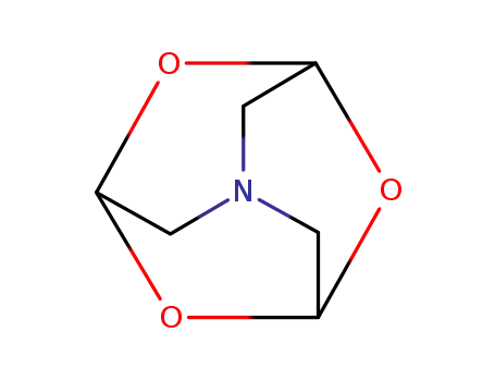 Molecular Structure of 281-36-7 (4,6,10-trioxa-1-azatricyclo[3.3.1.1~3,7~]decane)