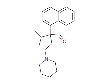1-Piperidinebutanal, a-(1-methylethyl)-a-1-naphthalenyl- cas  28321-33-7