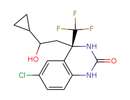 (4S)-6-chloro-4-(2-cyclopropyl-2-hydroxyethyl)-4-(trifluoromethyl)-3,4-dihydroquinazolin-2(1H)-one