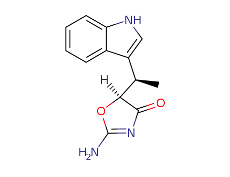 (5S)-2-amino-5-[(1R)-1-(1H-indol-3-yl)ethyl]-2-oxazolin-4-one