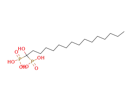 Molecular Structure of 2809-24-7 ((1-HYDROXY-1-PHOSPHONO)HEXADECYLPHOSPHONIC ACID)