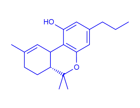 Molecular Structure of 28172-17-0 (tetrahydrocannabivarin 9)