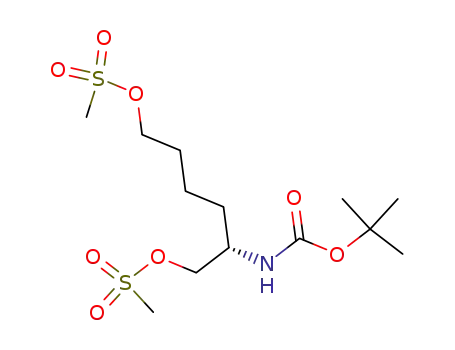 Methanesulfonic acid (S)-2-tert-butoxycarbonylamino-6-methanesulfonyloxy-hexyl ester