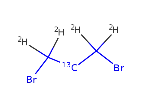 Molecular Structure of 286013-06-7 (1,3-DIBROMOPROPANE-2-13C)