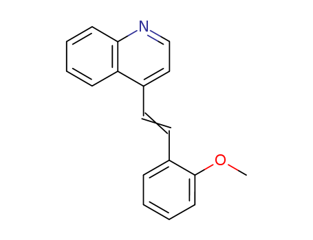 Quinoline,4-[2-(2-methoxyphenyl)ethenyl]- cas  2859-57-6