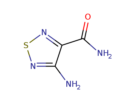 1,2,5-Thiadiazole-3-carboxamide,4-amino-(7CI)