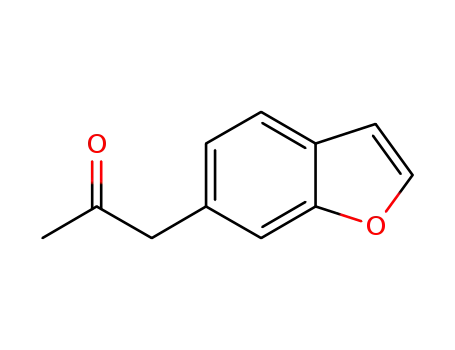 Molecular Structure of 286836-34-8 (1-(6-Benzofuranyl)-2-propanone)