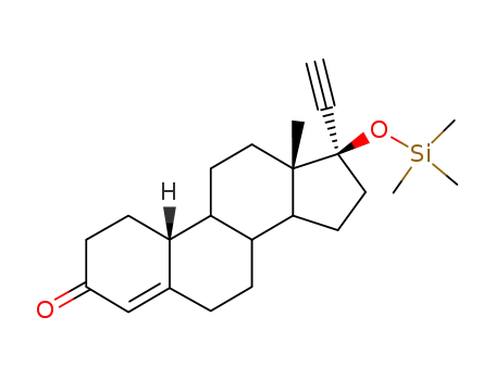 (17R)-17-(Trimethylsiloxy)-19-norpregn-4-en-20-yn-3-one