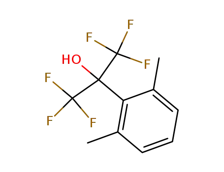 Molecular Structure of 28180-47-4 (2-(2-HYDROXYHEXAFLUOROISOPROPYL)-P-XYLENE)