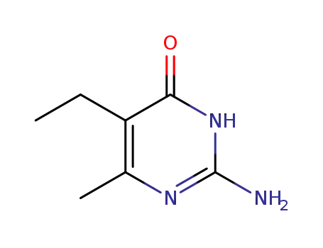 Molecular Structure of 28224-69-3 (2-AMINO-5-ETHYL-6-METHYLPYRIMIDIN-4-OL)