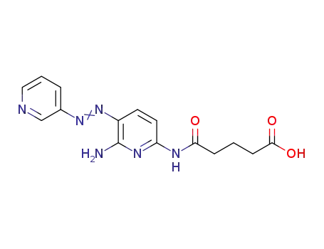 5-[(6-amino-5-(3-pyridinyl-diazenyl)-2-pyridinyl)amino]-5-oxopentanoic acid