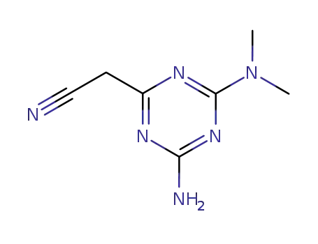 [4-Amino-6-(dimethylamino)-1,3,5-triazin-2-yl]acetonitrile