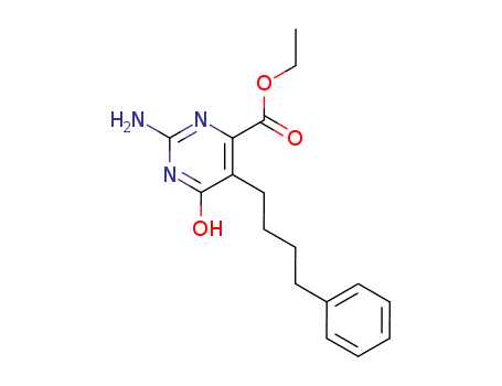 4-Pyrimidinecarboxylicacid, 2-amino-1,6-dihydro-6-oxo-5-(4-phenylbutyl)-, ethyl ester cas  2868-82-8