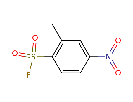 Molecular Structure of 21320-93-4 (2-methyl-4-nitrobenzenesulfonyl fluoride)