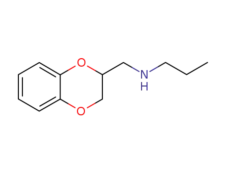 Molecular Structure of 21398-65-2 (n-propyl-4-benzodioxan-2-methylamine)