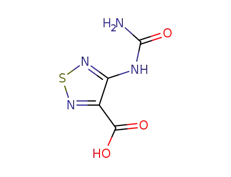 1,2,5-티아디아졸-3-카르복실산,4-[(아미노카르보닐)아미노]-(9CI)
