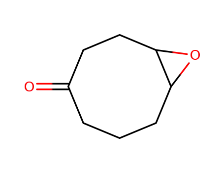 Molecular Structure of 28399-88-4 (9-Oxabicyclo[6.1.0]nonan-4-one(8CI,9CI))