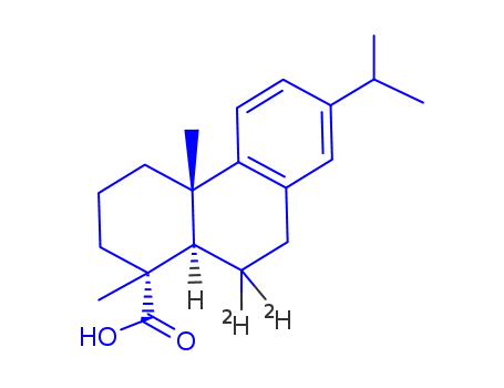 Molecular Structure of 213775-59-8 (DEHYDROABIETIC ACID-6,6-D2)