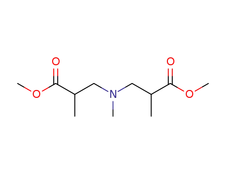 Molecular Structure of 21388-22-7 (DIMETHYL 3,3'-(METHYLIMINO)BIS(2-METHYLPROPANOATE))