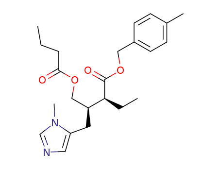 O-butyryl pilocarpic acid 4-methylbenzyl ester