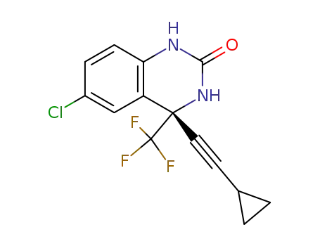 (4S)-6-CHLORO-4-(2-CYCLOPROPYLETHYNYL)-4-(TRIFLUOROMETHYL)-3,4-DIHYDROQUINAZOLIN-2(1H)-ONE