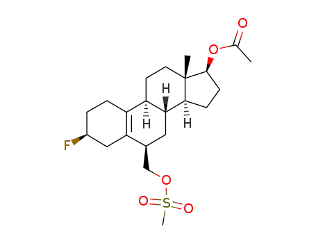 Estr-5(10)-ene-6beta-methanol, 3beta-fluoro-17beta-hydroxy-, 17-acetat e methanesulfonate