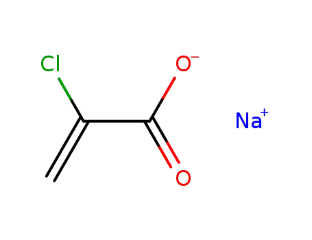 Molecular Structure of 32997-86-7 (2-Chloroacrylic acid sodium salt)