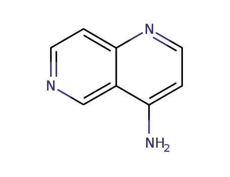 Molecular Structure of 28593-08-0 ([1,6]NAPHTHYRIDIN-4-YLAMINE)