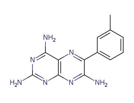 Molecular Structure of 2853-70-5 (6-(3-methylphenyl)pteridine-2,4,7-triamine)