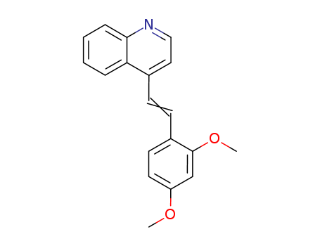 Quinoline,4-[2-(2,4-dimethoxyphenyl)ethenyl]- cas  2859-53-2