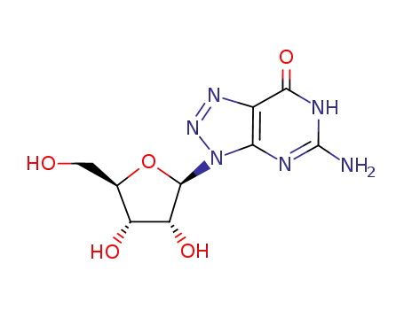 Molecular Structure of 2133-80-4 (Azaguanosine)