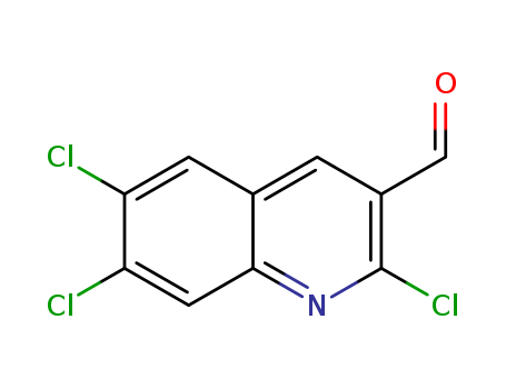 2,6,7-TRICHLOROQUINOLINE-3-CARBALDEHYDE  CAS NO.281208-97-7