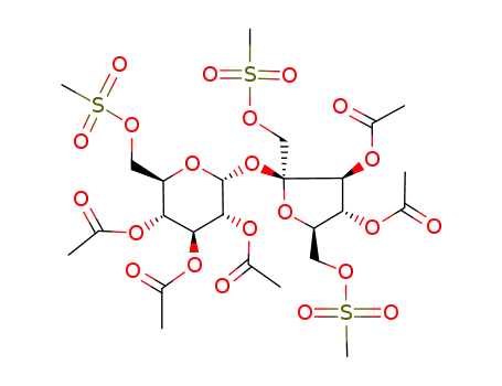 2,3,4,3',4'-penta-O-acetyl-6,1',6'-tri-O-mesylsucrose