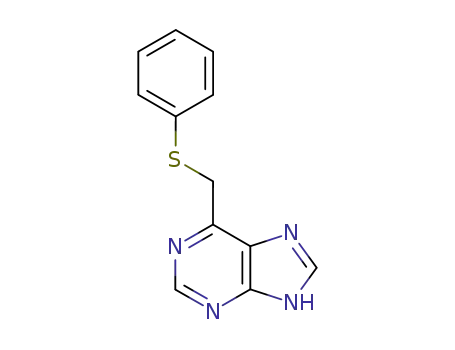 Molecular Structure of 3389-37-5 (6-[(phenylsulfanyl)methyl]-5H-purine)