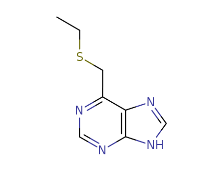 9H-Purine,6-[(ethylthio)methyl]- cas  3389-36-4