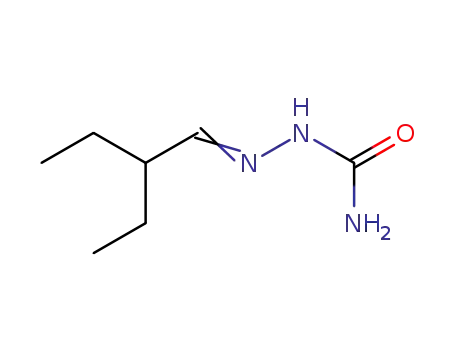 Molecular Structure of 33861-38-0 (2-(2-ethylbutylidene)hydrazinecarboxamide)