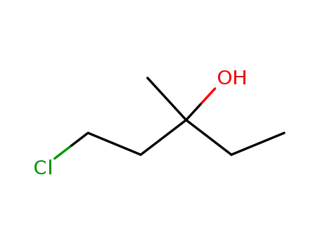 Molecular Structure of 33879-66-2 (1-Chloro-3-methyl-3-pentanol)