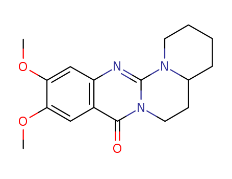 1H,8H-Pyrido[1',2':3,4]pyrimido[2,1-b]quinazolin-8-one, 2,3,4,4a,5,6-hexahydro-10,11-dimethoxy-