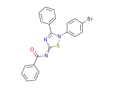<i>N</i>-[2-(4-bromo-phenyl)-3-phenyl-2<i>H</i>-[1,2,4]thiadiazol-5-ylidene]-benzamide