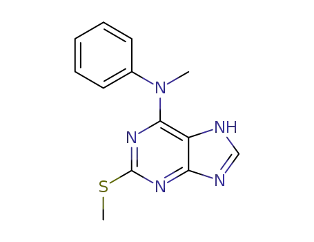 methyl-(2-methylsulfanyl-7(9)<i>H</i>-purin-6-yl)-phenyl-amine