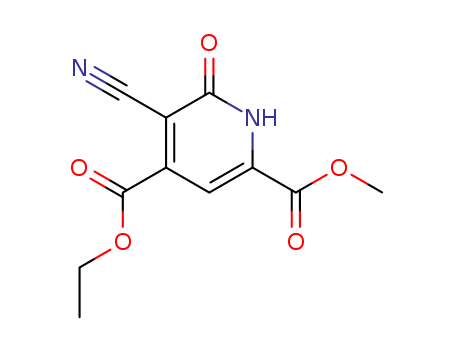 2,4-Pyridinedicarboxylicacid, 5-cyano-1,6-dihydro-6-oxo-, 4-ethyl 2-methyl ester cas  34086-93-6