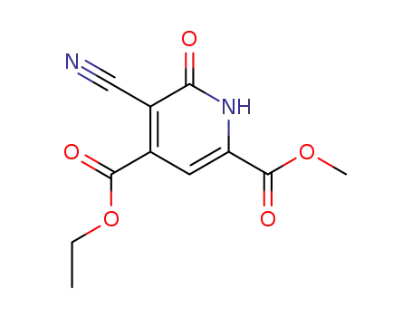 Molecular Structure of 34086-93-6 (4-ethyl 2-methyl 5-cyano-6-oxo-1,6-dihydropyridine-2,4-dicarboxylate)