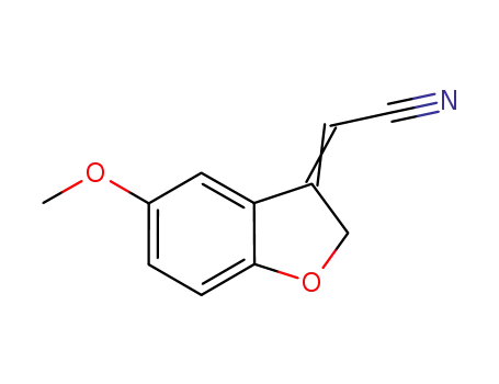 아세토니트릴, (5-메톡시-3(2H)-벤조푸라닐리덴)-(9CI)