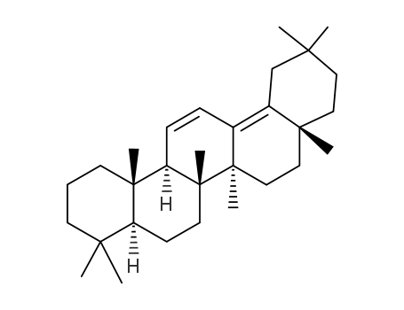 Molecular Structure of 54411-26-6 (Oleana-11,13(18)-diene)