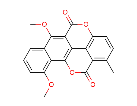 6,10-dimethoxy-1-methyl-benzo[<i>h</i>]chromeno[5,4,3-<i>cde</i>]chromene-5,12-dione