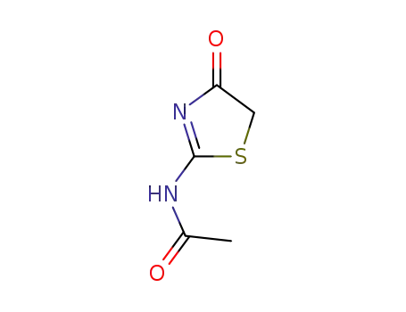 Molecular Structure of 37641-15-9 (N-(4-oxo-4,5-dihydrothiazol-2-yl)acetamide)