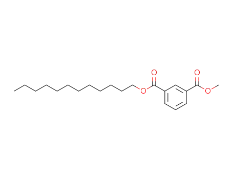 Molecular Structure of 33975-26-7 (Isophthalic acid 1-dodecyl 3-methyl ester)