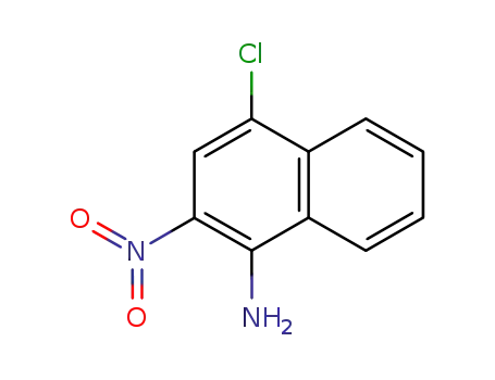Molecular Structure of 91240-93-6 (4-chloro-2-nitro-1-naphthylamine)